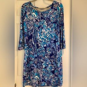 Lilly Pulitzer Knit Shift Dress. Size Large